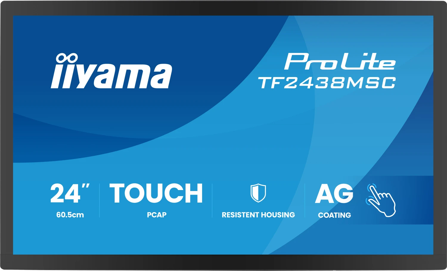 Iiyama TF2438MSC-B2 23,8" Full HD IPS Touch-Monitor HDMI DP USB Multitouch