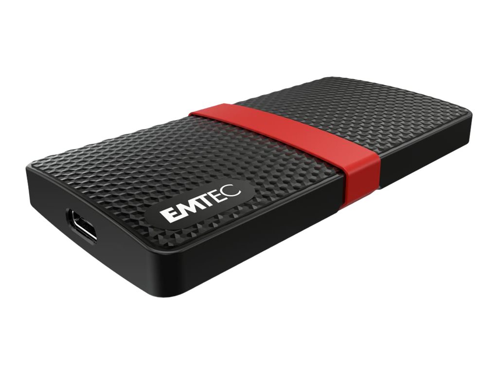 Emtec SSD Power Plus X200 Externe SSD 256 GB USB 3.2 Gen 1 Schwarz