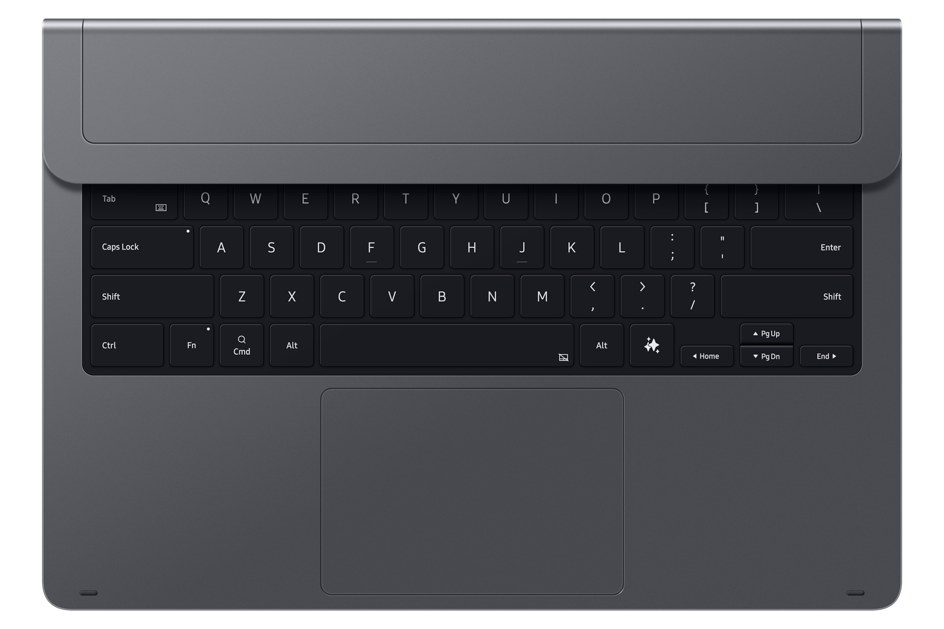 Samsung EF-DX935 Tastatur mit Trackpad QWERTZ für Galaxy Tab S11 Ultra Grau