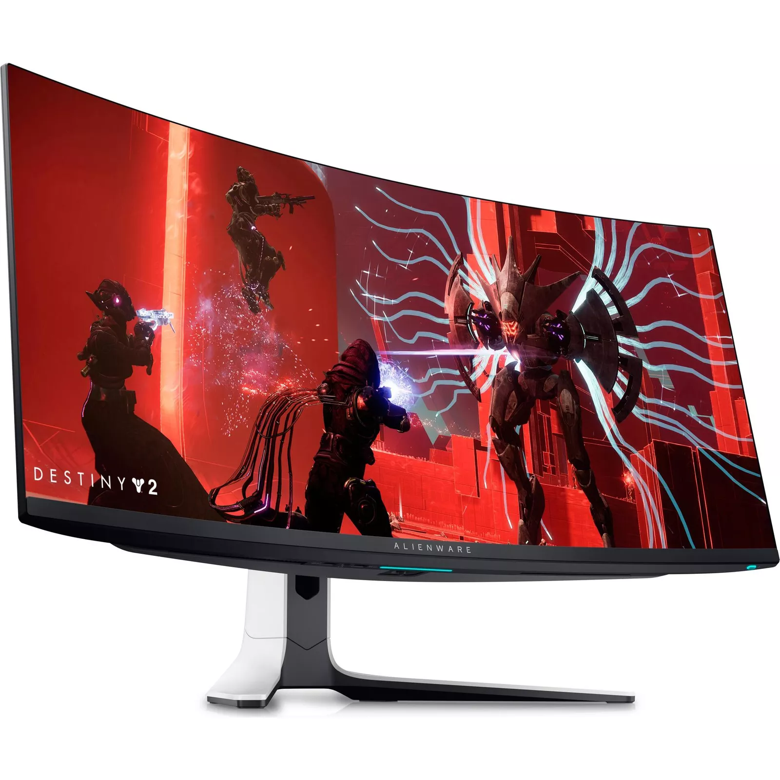 DELL Alienware AW3423DW 86,8 cm (34.2 Zoll) 3440 x 1440 Pixel Quad HD OLED-Monitor Weiß - Schwarz [Energieklasse G] (210-BDSZ) (B-Ware)