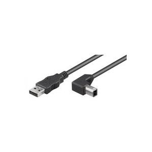 Wentronic Goobay USB 2.0 Hi-Speed Kabel, Schwarz, 0.5 m - USB 2.0-Stecker (Typ A) > USB 2.0-Stecker (Typ B) (93016)