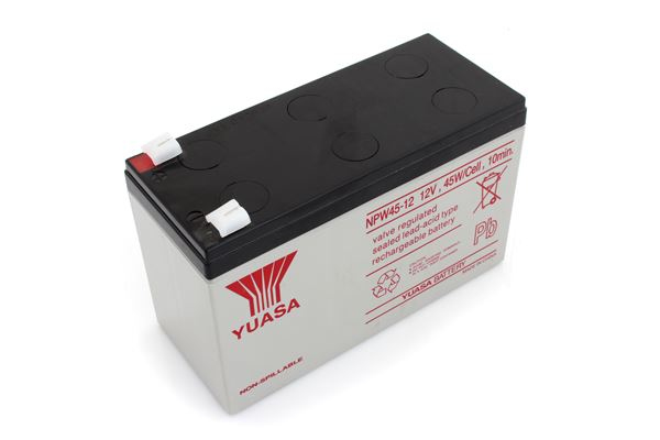 Grafenthal 141G2011 USV-Ersatzbatterie für ETR-1100 / ET-1500, 12 V, VRLA, Schwarz