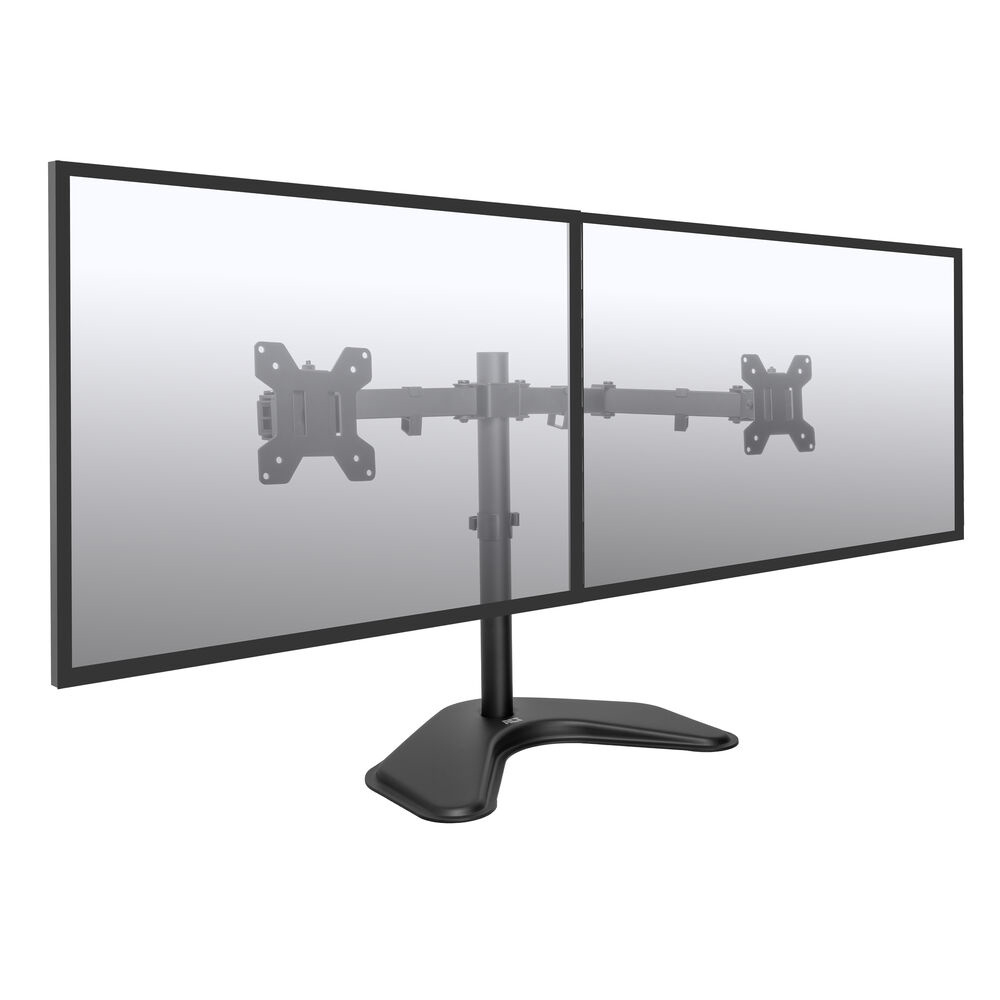 ACT Essentials Monitorhalterung Tischständer für 2 Monitore bis 32" Schwarz