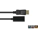 Adapter DisplayPort 1.2 Stecker an HDMI 1.4b Buchse, 4K @30Hz, vergoldete Kontakte, ca. 20cm, Good C (DP-AD08)