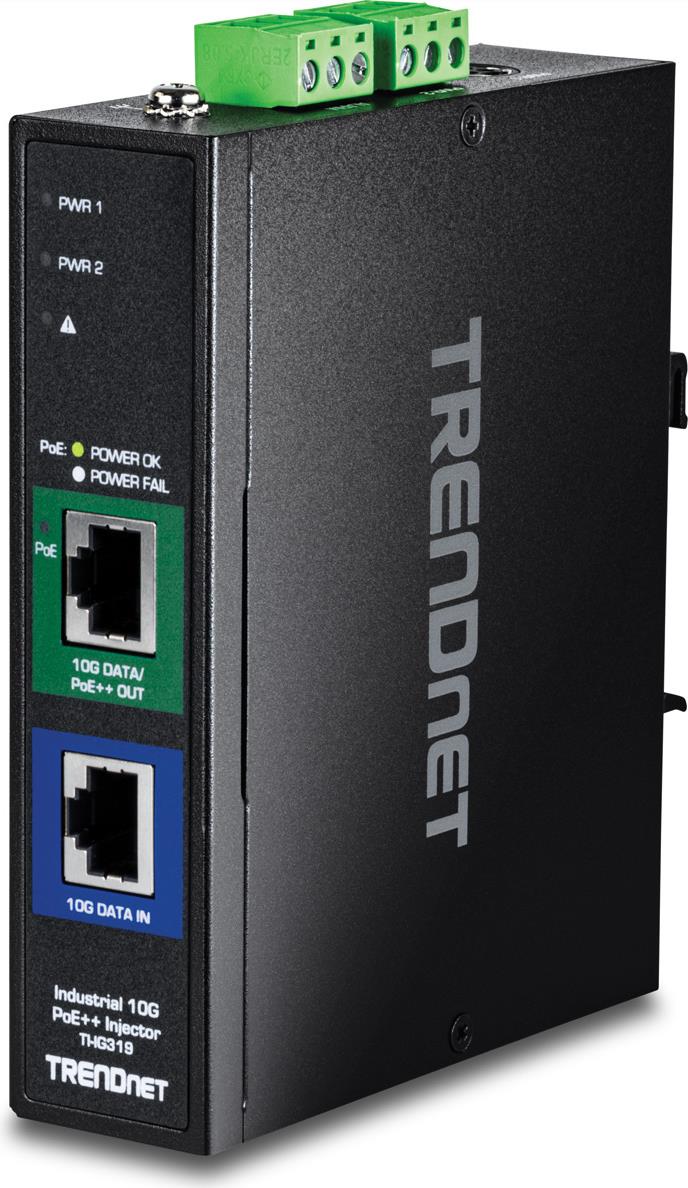 TRENDnet TI-IG319 PoE+ Injektor Industrial 10G - PoE-Injektor (TI-IG319)