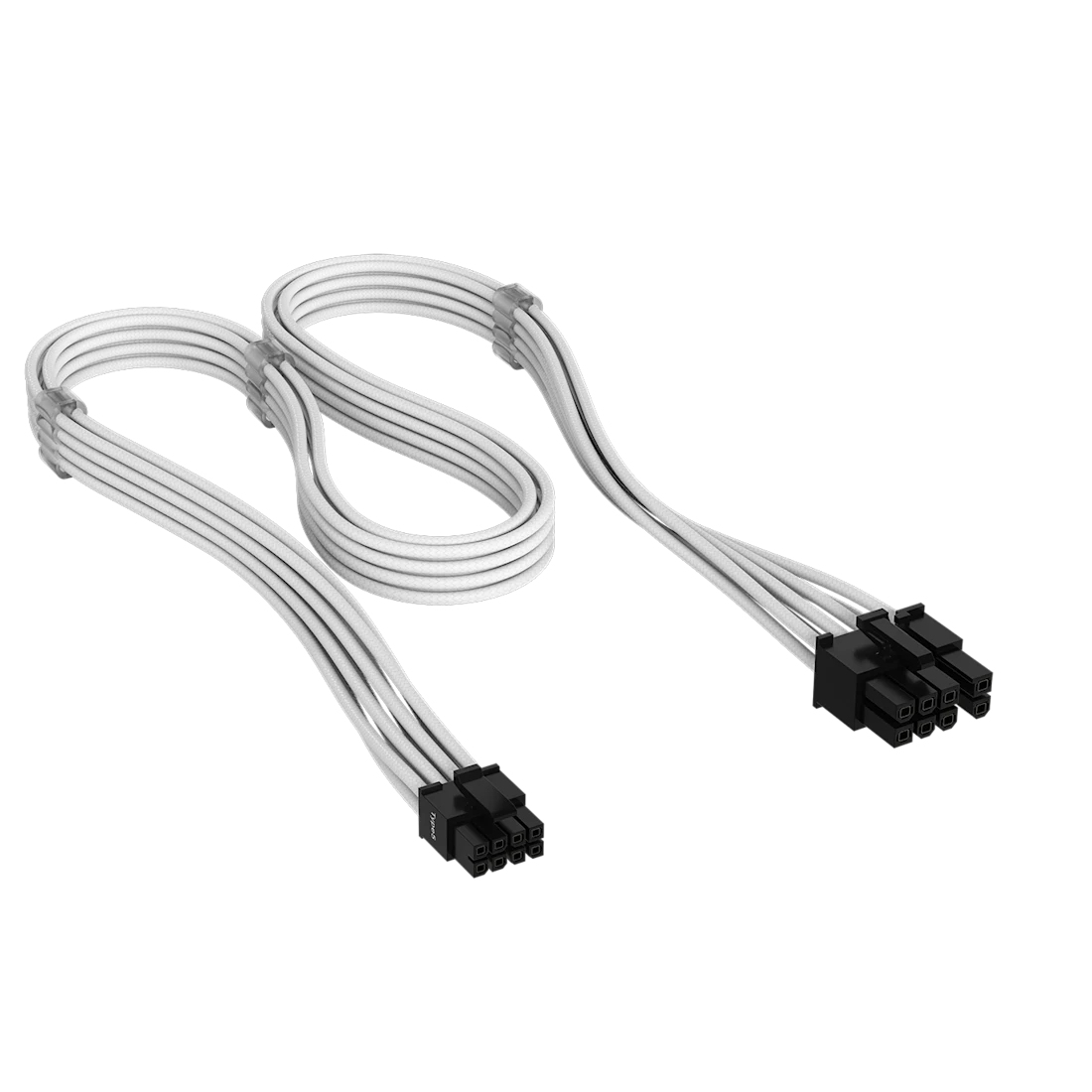 Corsair Premium Sleeved 6+2-Pin-PCIe-Kabel, für Typ-5-Netzteil - weiß (CP-8920453)