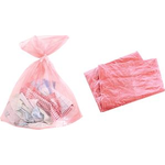 HYGOSTAR Wäschebeutel PROTECT, wasserlöslich, 100 Liter, rot aus Thermoplastik auf Basis Polyvinylalkohol (PVA), - 1 Stück (55841)