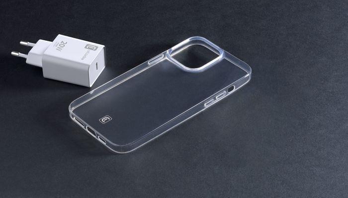 Cellularline Starter Kit Handy-Schutzhülle 15,5 cm (6.1" ) Cover Transparent - Weiß (STARTKITIPH13)