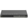 NETGEAR AV Line M4350-24X4V - Switch - L3 - managed - 24 x 100/1000/2,5G/5G/10GBase-T (PoE+) + 4 x 1/10/25 Gigabit SFP28 - Luftstrom von vorne nach hinten - an Rack montierbar - PoE+ (576 W) (XSM4328CV-100NES)