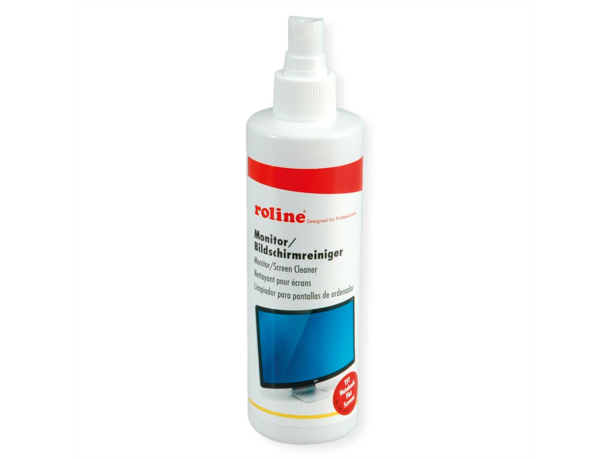 ROLINE Roline 19.04.4160 Bildschirm-Reinigungsspray 250 ml Multicolor