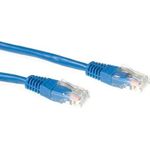 ACT Blue 7 meter U/UTP CAT6 patch cable with RJ45 connectors. Cat6 u/utp blue 7.00m (IB8607)
