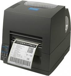 Citizen CL-S631II, 12 Punkte/mm (300dpi), EPL, ZPL, Datamax, Multi-IF (Ethernet, Premium), schwarz Etikettendrucker, Thermotransfer, Thermodirekt, Auflösung: 12 Punkte/mm (300dpi), Medienbreite (max): 118mm, Druckbreite (max.): 104mm, Geschwindigkeit (max.): 100mm/Sek., Multi Interface (RS232, USB, Ethernet, Premium), Emulation: EPL, ZPL, Datamax, EU, Farbe: schwarz (CLS631IINEBXXEP)