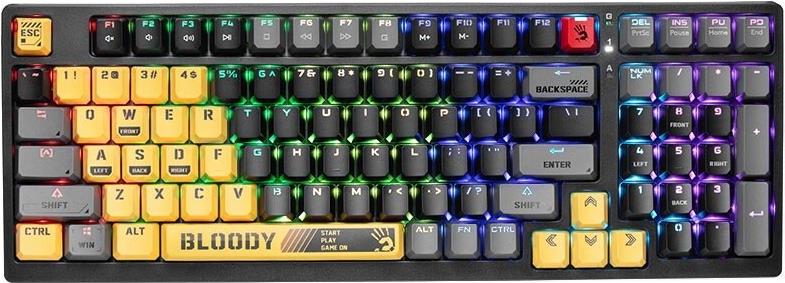 Mechanische Tastatur A4TECH BLOODY S98 USB Sports Lime (BLMS Red Switches) A4TKLA47262 (A4TKLA47262)