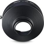 Hama Objektiv-Adapter, für Nikon-F-Objektive an C-Mount-Kameras, Schwarz (00030771)