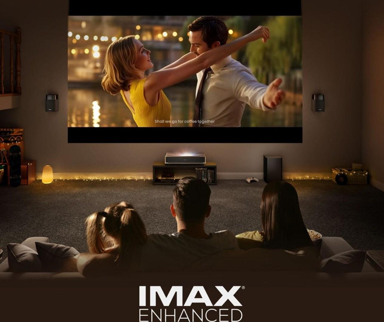Hisense Laser Cinema PT1 4K Ultrakurzdistanz Beamer 2.500 ANSI Lumen Schwarz