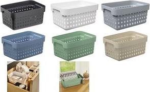 NHG Aufbewahrungskorb SEOUL BASKET S, PP, grau Material: aus recyceltem PP, mit Diamantlöchern, - 1 Stück (60230809)