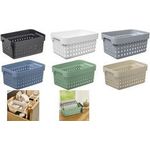 NHG Aufbewahrungskorb SEOUL BASKET S, PP, grau Material: aus recyceltem PP, mit Diamantlöchern, - 1 Stück (60230809)