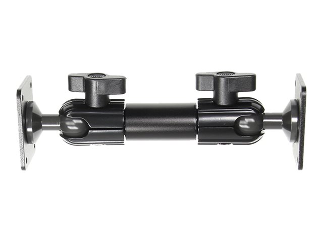Brodit Standard Duty Sockelhalterung 6,5" 165 mm mit Kugel und Flügelmutter, AMPS-kompatibel, Schwarz