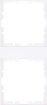 KOPP 406913005 Abdeckrahmen 2-fach HK07 (IP 20 | Klemmbefestigung) (406913005)