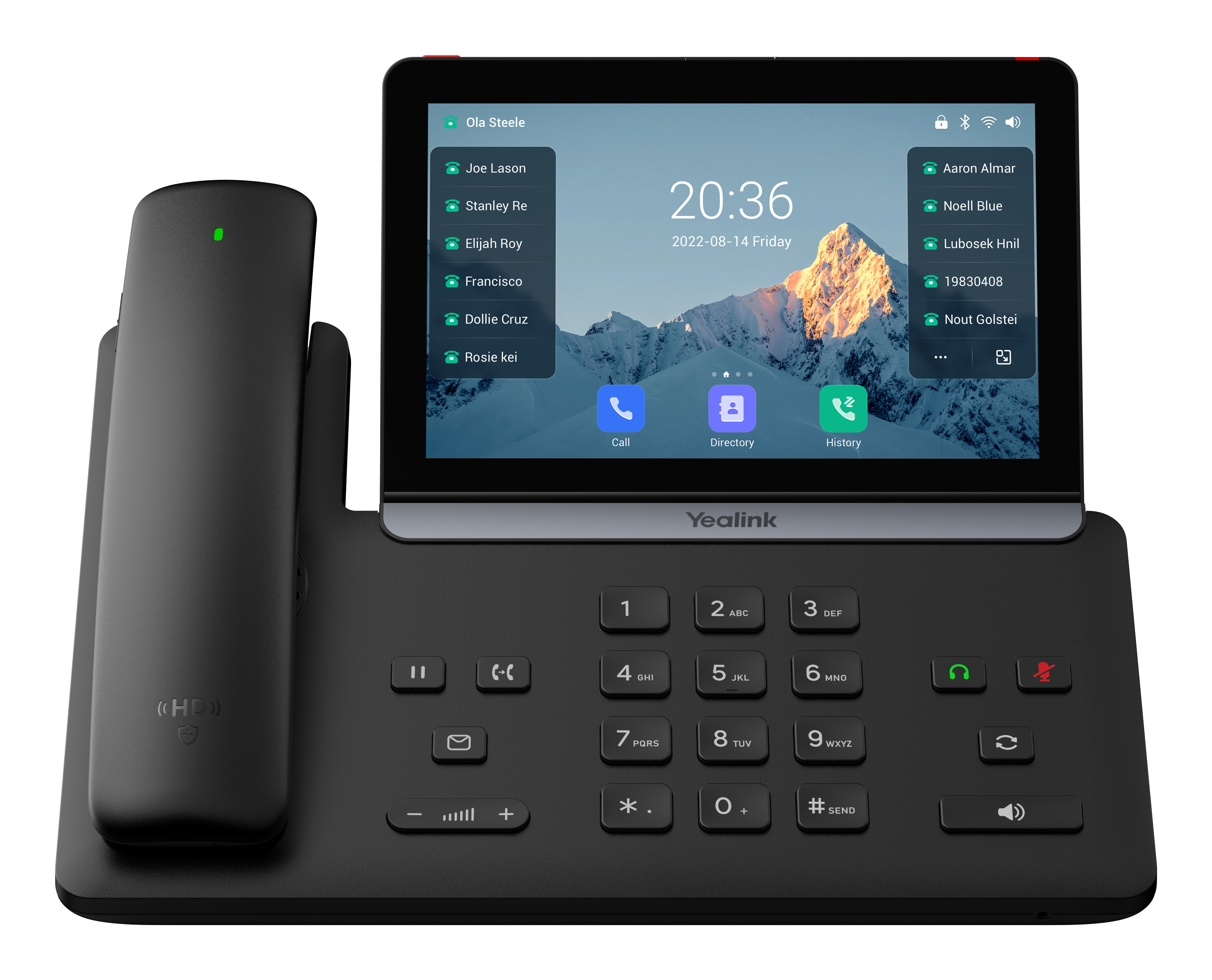 Yealink SIP-T88W Pro VoIP-Telefon Schwarz