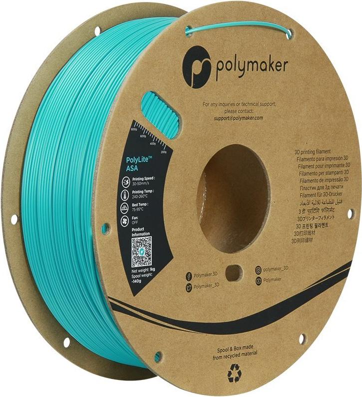 Polymaker PF01029 Teal Filament ASA UV-beständig witterungsbeständig hitzebeständig (PF01029)