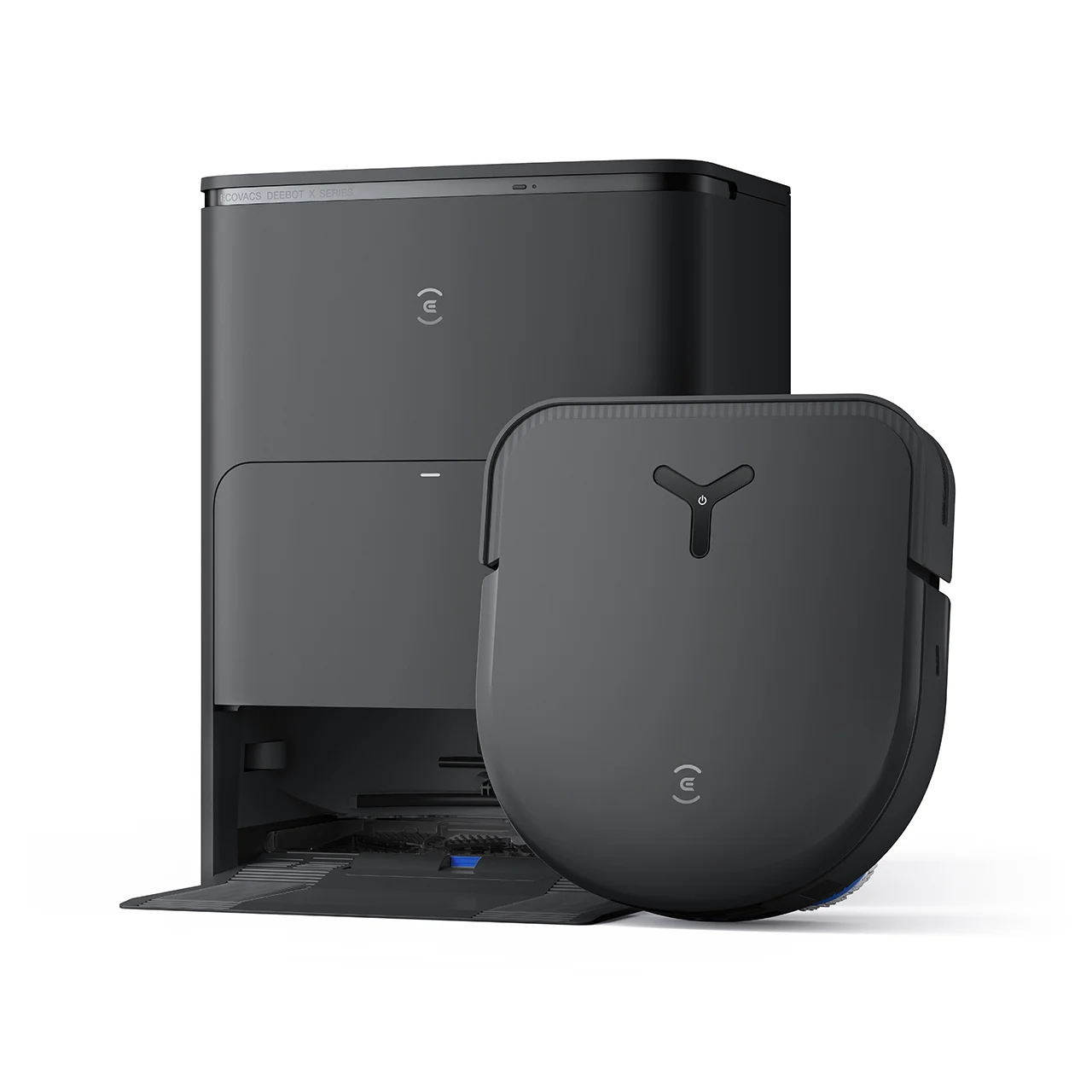 Ecovacs DEEBOT X5 OMNI Saug- und Wischroboter 12.800 Pa mit All-in-One Station Schwarz