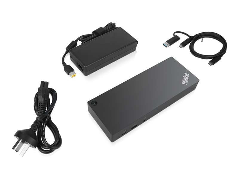 Lenovo ThinkPad Hybrid USB-C with USB-A Dock Dockingstation Schwarz