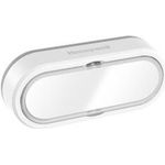 Honeywell Zubehör Funk Taster mit vollflächigem Namensschild LED-Anzeige weiß Klingeltaster mit vollflächigem, wechselbarem Namensschild (DCP911)