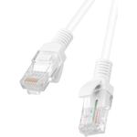 Lanberg PCU6-10CC-0100-W Netzwerkkabel Weiß 1 m Cat6 U/UTP (UTP) (PCU6-10CC-0100-W)