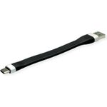 ROLINE 11.02.9014 USB Kabel 0,11 m USB 3.2 Gen 1 (3.1 Gen 1) USB A USB C Schwarz (11.02.9014)