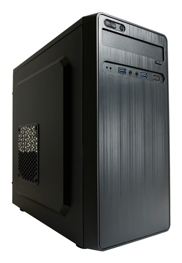 LC-Power 2017MB Micro-Tower Gehäuse Micro-ATX ohne Netzteil Schwarz