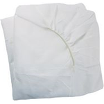 HYGOSTAR Matratzenschutz, aus PP-Vlies, 50 g/qm, weiß feuchtigkeitsabweisend, waschbar bis 30 Grad, Ecken mit - 5 Stück (5232)