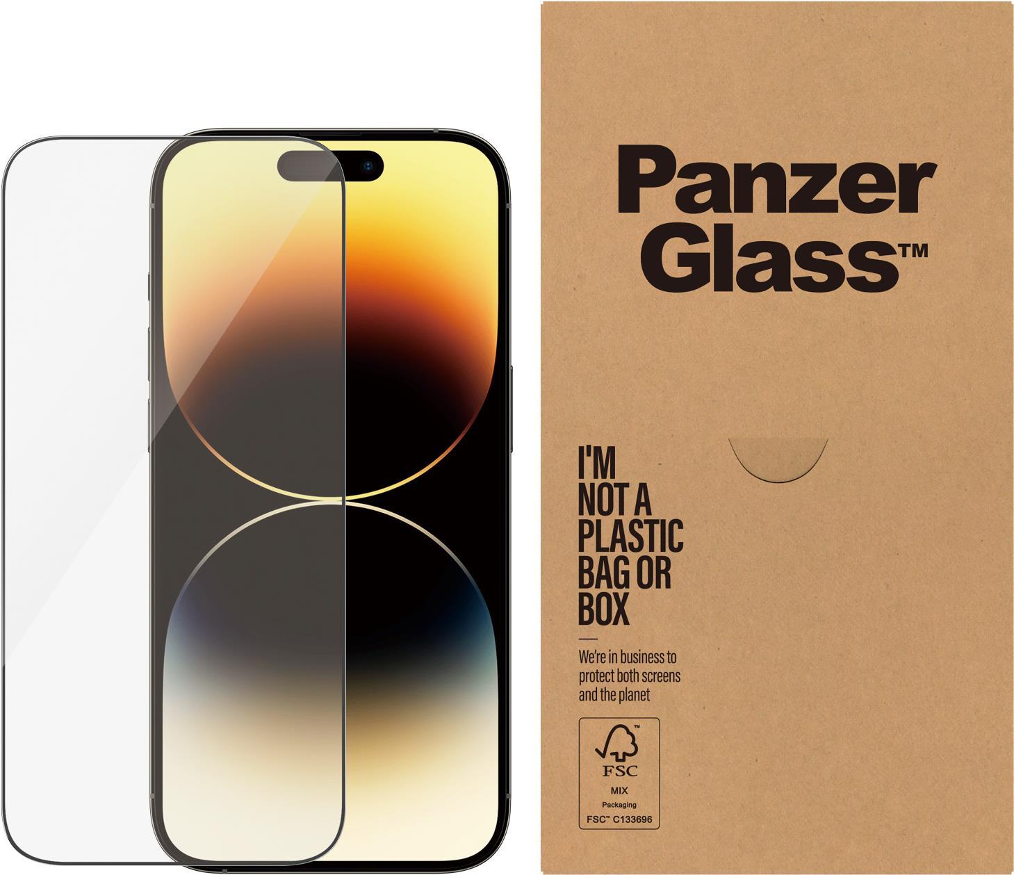PanzerGlass ™ Displayschutz Apple iPhone 14 Pro | Ultra-Wide Fit (BULK2772)