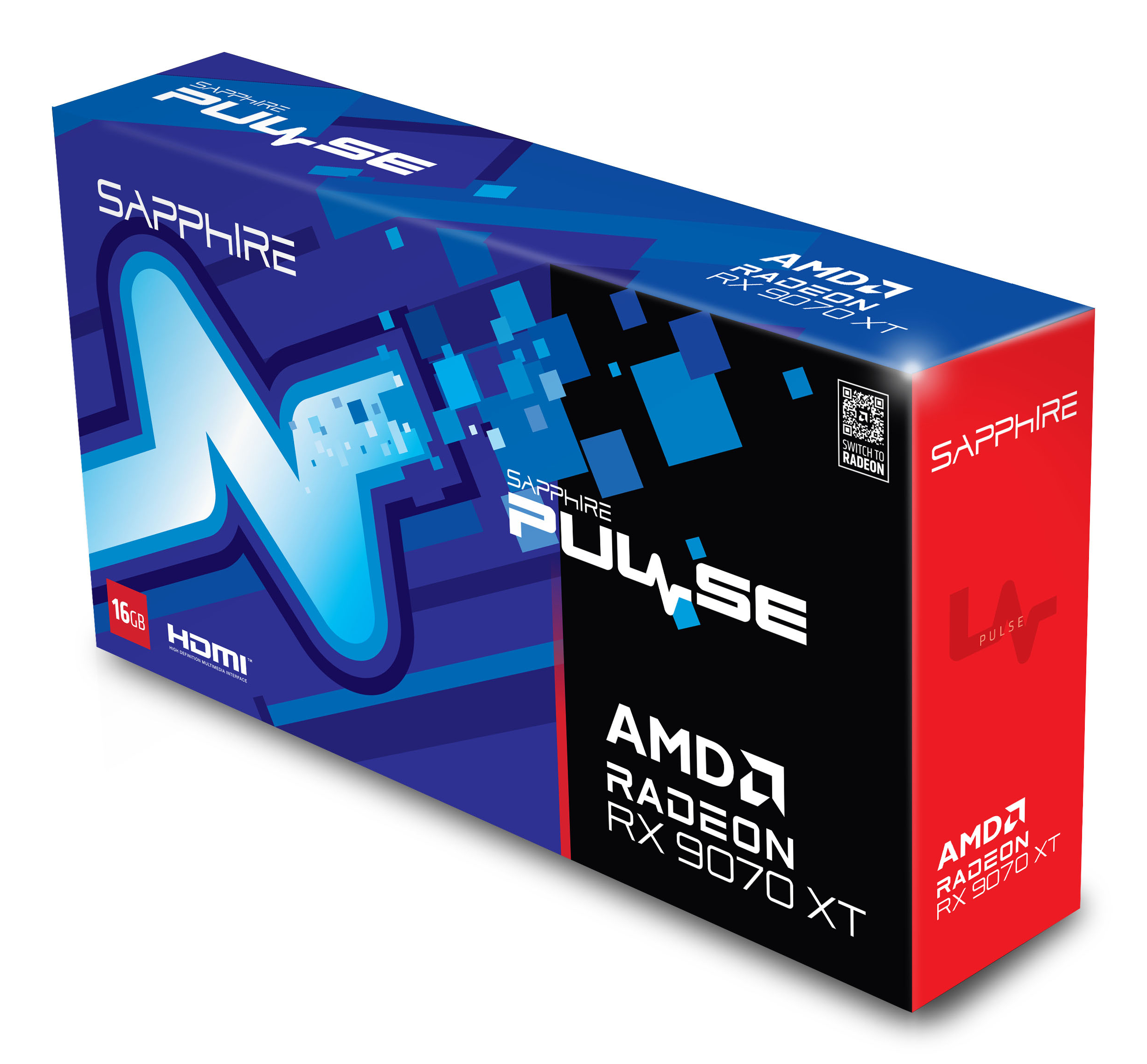 Sapphire Pulse Radeon RX 9070 XT 16 GB GDDR6 Schwarz