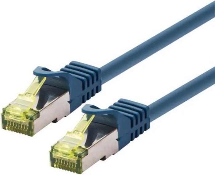 LOGON SSTP Cat6a Netzwerkkabel Blau 1 m (TCR6ASS010B)