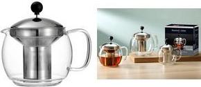 Ritzenhoff & Breker Teekanne ENJOY, aus Glas, 700 ml aus hitzebeständigem Glas, inkl. Teesieb aus rostfreiem - 1 Stück (820782)