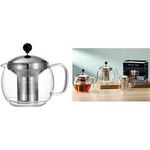 Ritzenhoff & Breker Teekanne ENJOY, aus Glas, 700 ml aus hitzebeständigem Glas, inkl. Teesieb aus rostfreiem - 1 Stück (820782)
