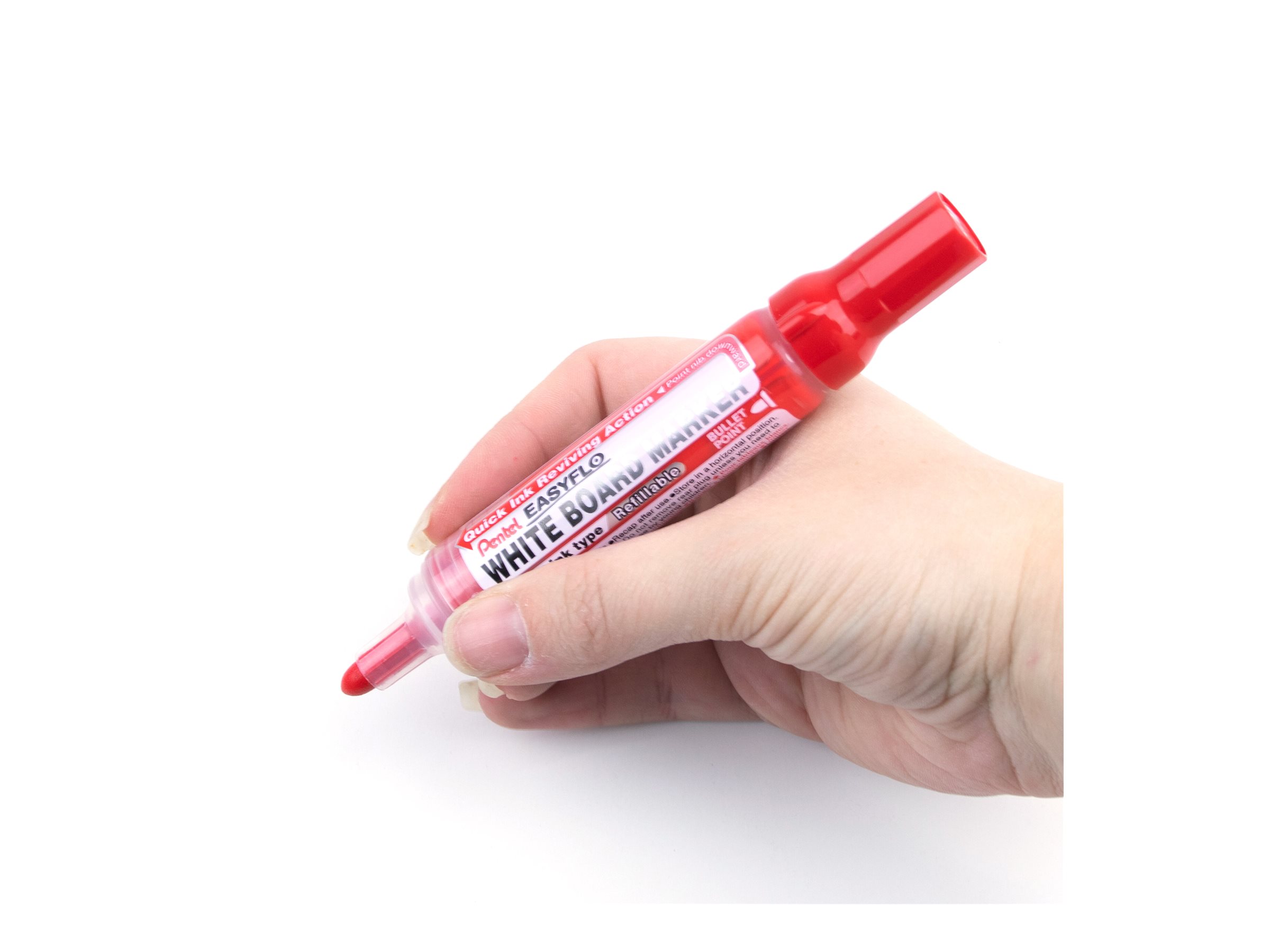 Pentel EASYFLO MW50M Whiteboard-Marker Rundspitze 2,5 mm Rot