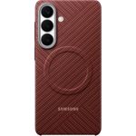Samsung Carbon Magnet Case für Galaxy S26+ Rot - Ultraleichtes Kratzfestes Cover mit Magnetring