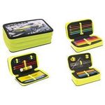 EBERHARD FABER Schüleretui Triple Decker Race Car, 36-teilig aus Polyester, Maße: (B)188 x (T)115 x (H)71 mm, - 1 Stück (577571)