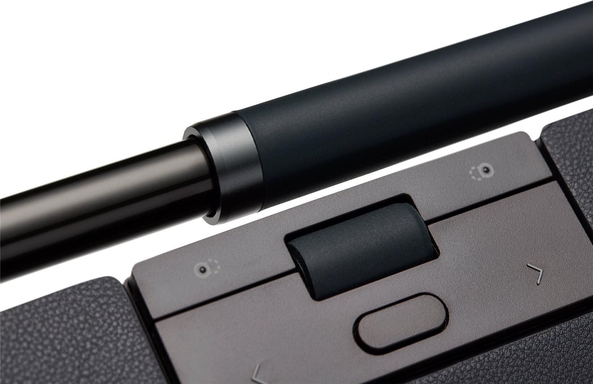 Contour RollerMouse Pro Zentrale Maus kabelgebunden Vegan-Leder Grau