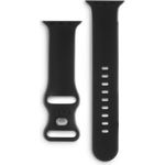 Hama Armband zum Wechseln Fantastic Feel für Apple Watch 42/44/45/49mm,Schwarz (00215632)