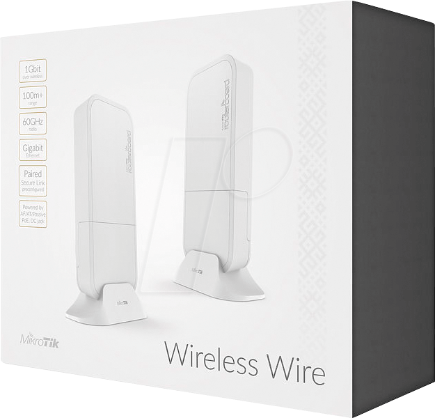 Mikrotik RBWAPG-60ADKIT WLAN Access Point 1000 Mbit/s Weiß Power over Ethernet (PoE) (Wireless Wire)
