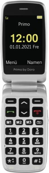Doro Primo 408 7,11 cm (2.8" ) 100 g Graphit - Grau - Silber Einsteigertelefon (360092)