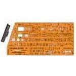 STANDARDGRAPH Zeichenschablone Taktische Zeichen NATO 8353 orange (8353)