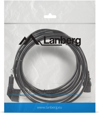 Lanberg CA-C13C-11CC-0050-BK Stromkabel Schwarz 5 m C13-Koppler CEE7/7 (CA-C13C-11CC-0050-BK)