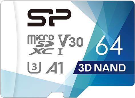 Silicon Power Superior Pro 64GB microSDXC Ad. SP064GBSTXDU3V20AB (SP064GBSTXDU3V20AB)