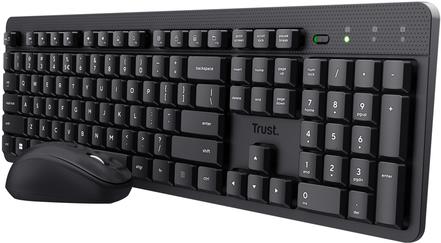 Trust Ody II Tastatur Maus enthalten Büro RF Wireless QWERTZ Deutsch Schwarz (25021)