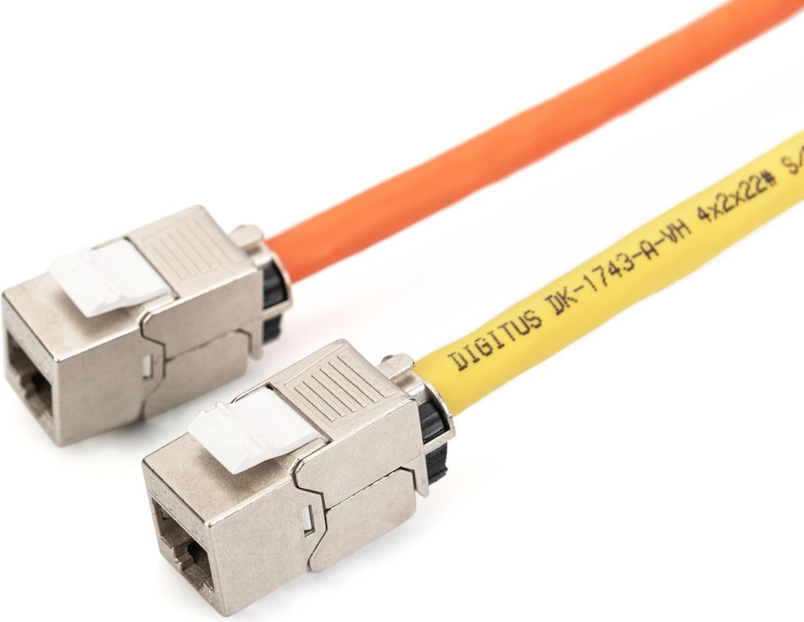 Digitus DIGITUS Professional DN-93617 CAT 6a Keystone Modul STP 500 MHz Silber