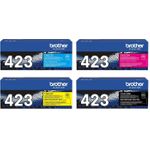 Brother Original TN423 Toner 4er Multipack cyan magenta gelb schwarz (OPTN423set)